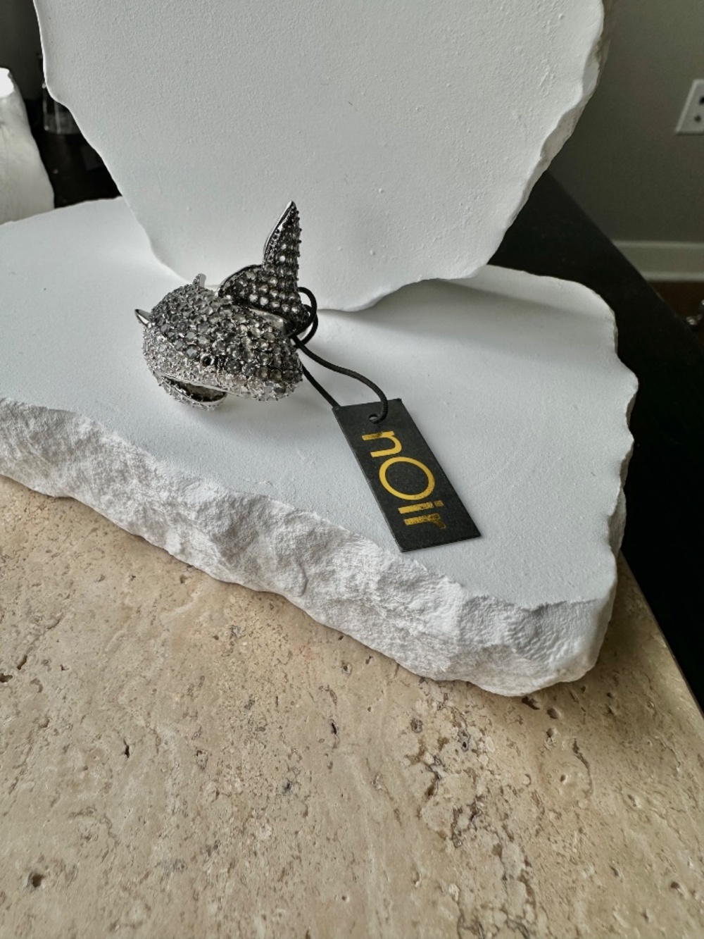 NWT | nOir Jewelry | Natalie the Shark Ring - Sold out online! - Picture 3 of 5